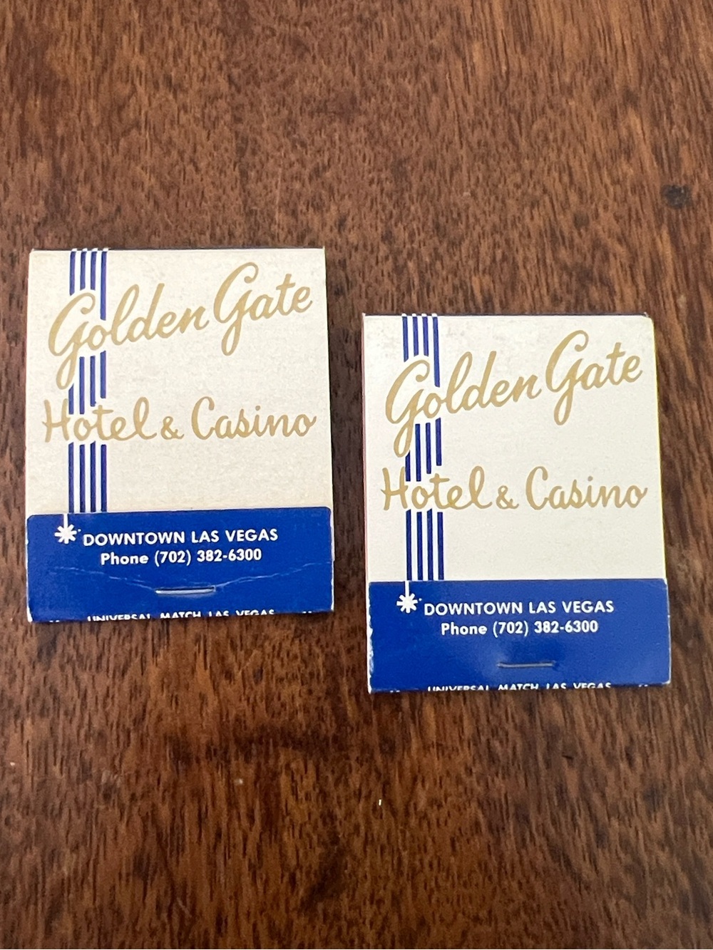 Vintage Matchbox Cover “Golden Gate Hotel & Casino Las Vegas